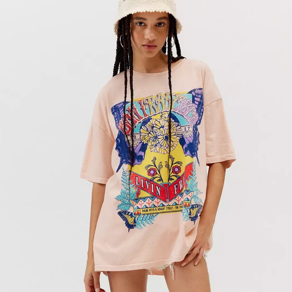 Project Social T San Francisco Livin’ Free T-Shirt Dress